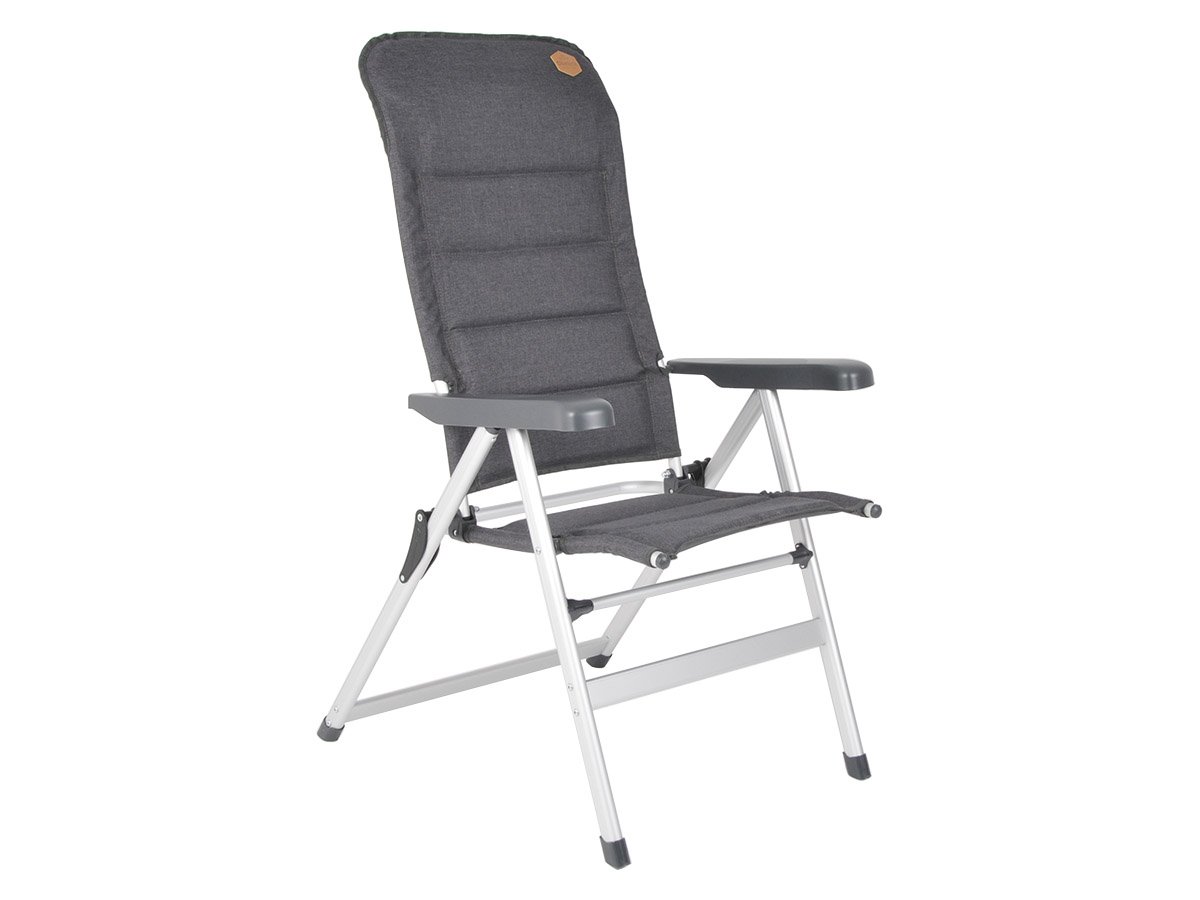 Obelink Ibiza luxe Grey standenstoel met voetensteun