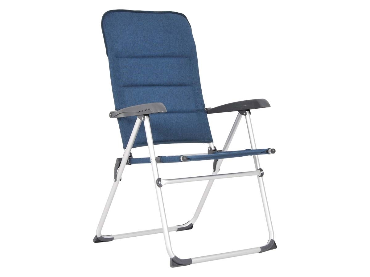Obelink Mallorca Blue standenstoel - Campingstoel - Lichtgewicht - Verstelbaar - Aluminium - Polyest