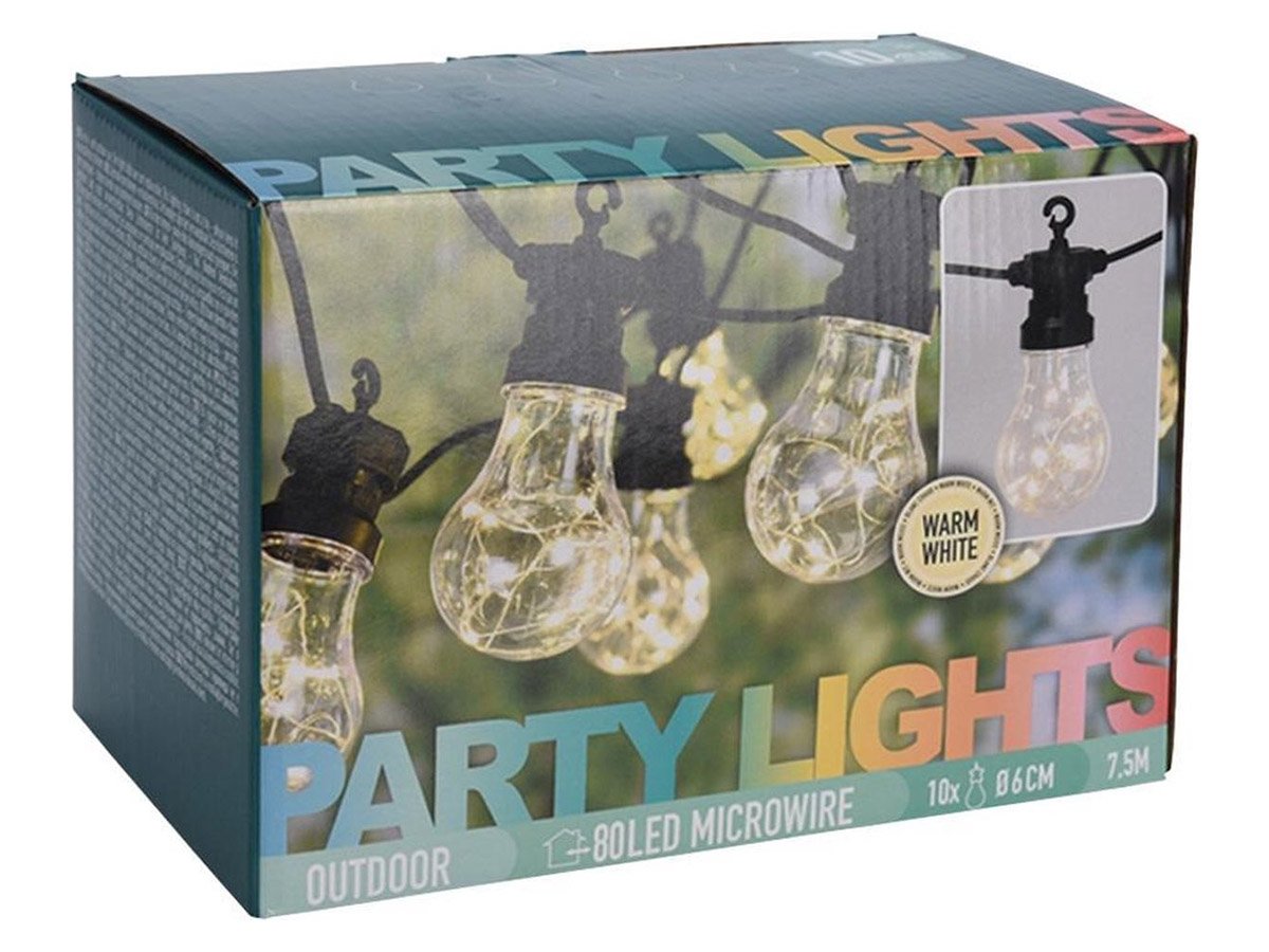 Party Lights 80 LED microwire partyverlichting