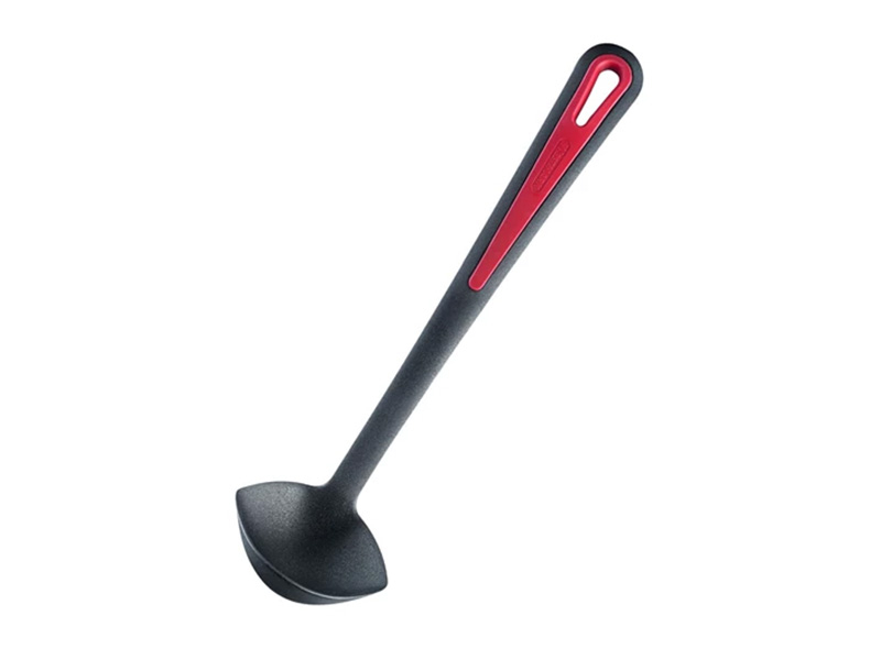 Westmark Gallant sauslepel uit kunststof zwart en rood 29x7.9x6cm