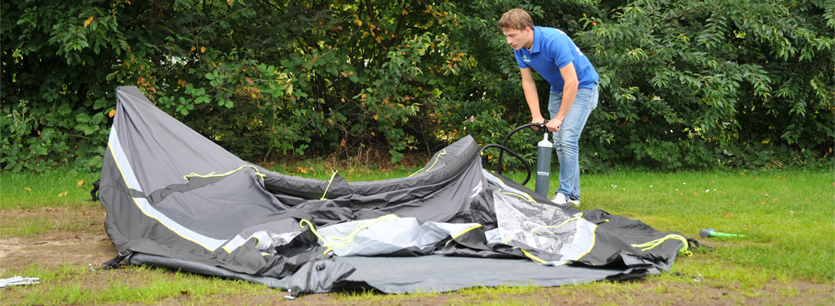 luchtdruk opblaasbare tent