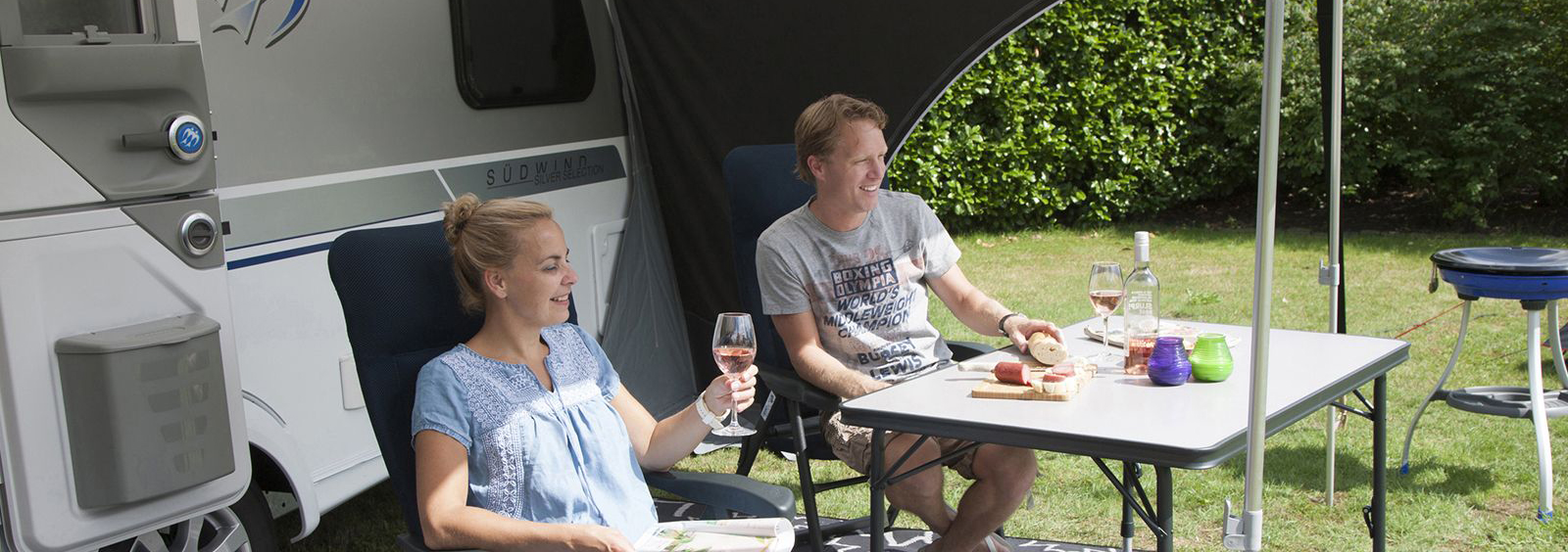 Crespo stoelen op de camping