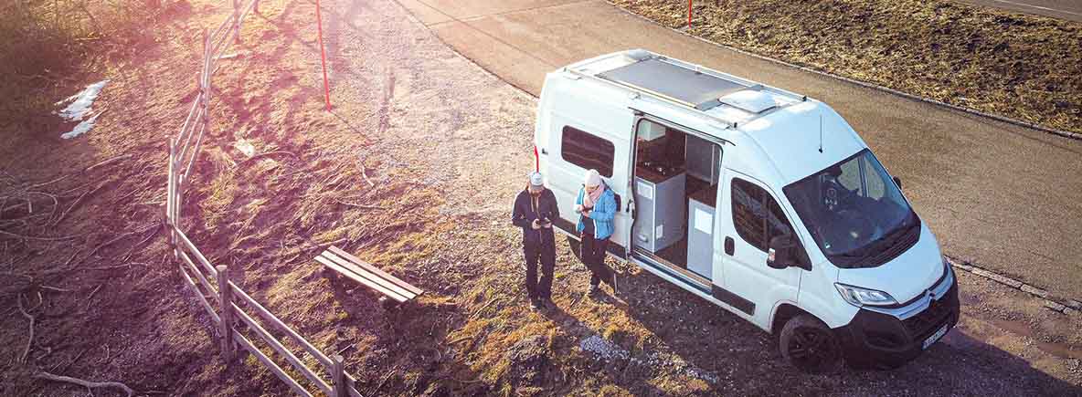 Een kijkje in de camper van Antje en Michel