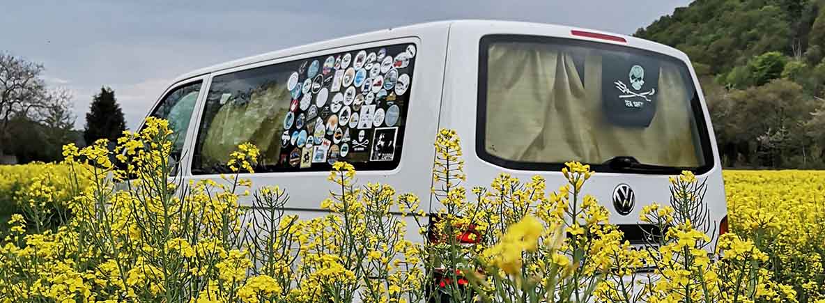 Kijkje in de bus van Katrin en Keno