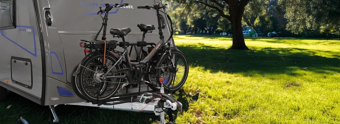 fietsendrager monteren caravan camper