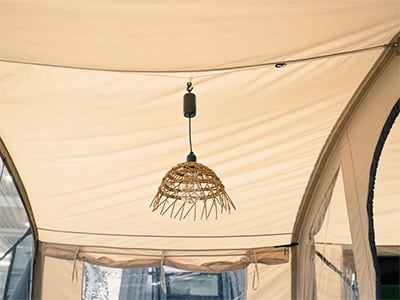 ophanghaak luifel Familia tunneltent