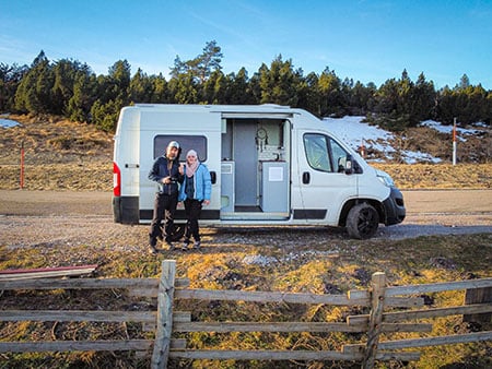 Een kijkje in de camper van Antje en Michel