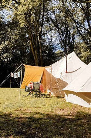 Een kijkje in de tent van Stefan | Obelink.nl Op vakantie met een Bell tent | Onze vakantieplannen