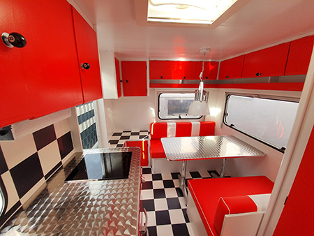 Een kijkje in de caravan van Thomas en Ioannis