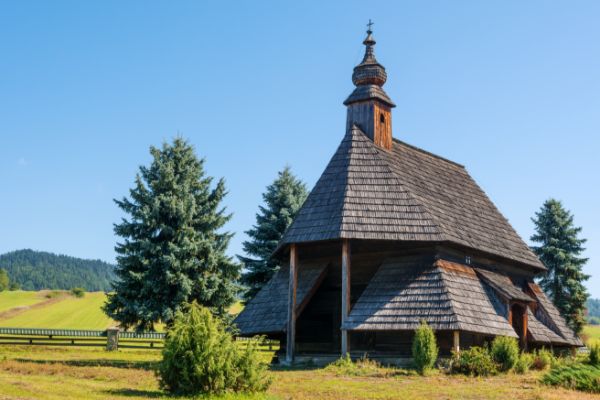 The Cemetery Chapel of St.Sebastian Maniowy village