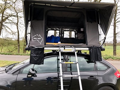 daktent op auto